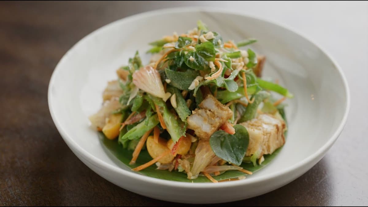 Vegetarian “Pork Belly” Salad
