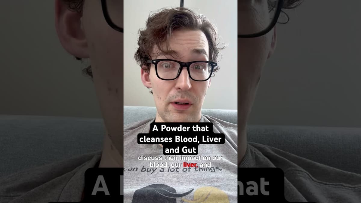 A Powder that Cleanses the Blood, Liver, and Gut