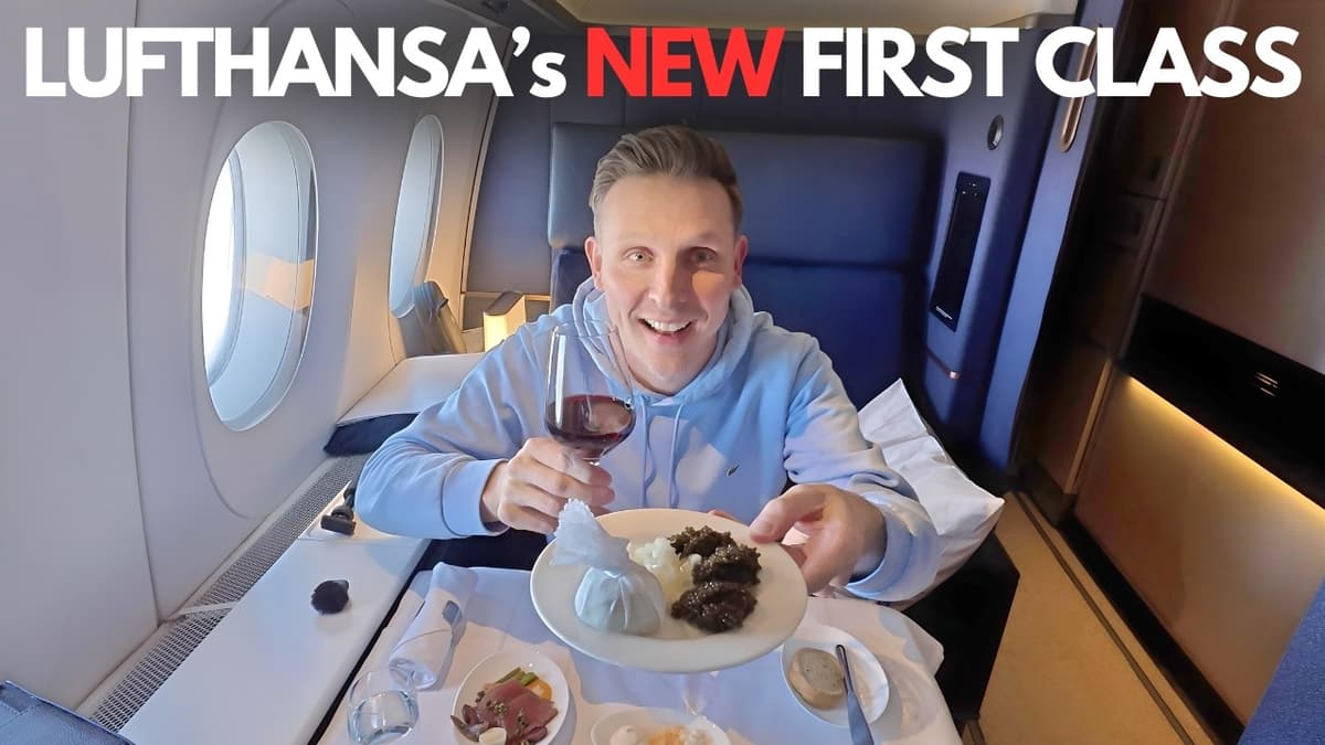 Lufthansa's NEW CRAZY FIRST CLASS Experience!
