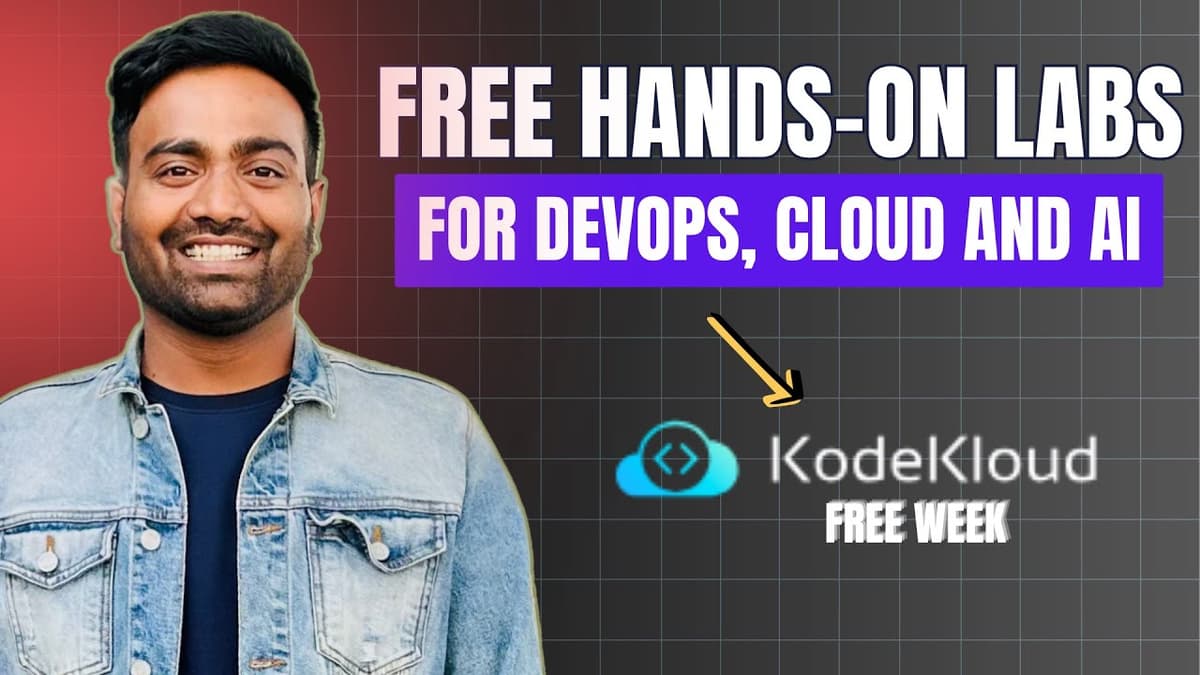 Complete FREE Practical Hands-On Labs | KodeKloud FREE Week