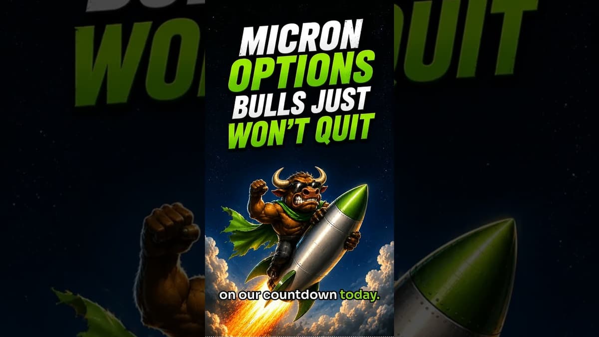 🚀 Micron Options Bulls Just Won't Quit