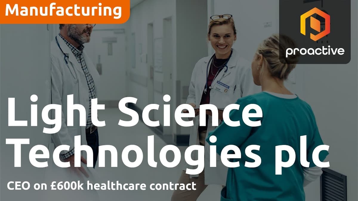 Light Science Technologies CEO on Expanding Into Healthcare Market with CEM Contract