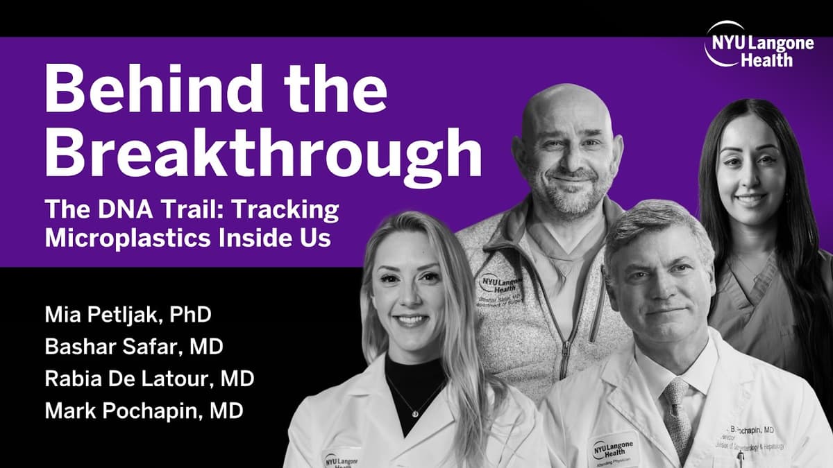 The DNA Trail: Tracking Microplastics Inside Us I Behind the Breakthrough