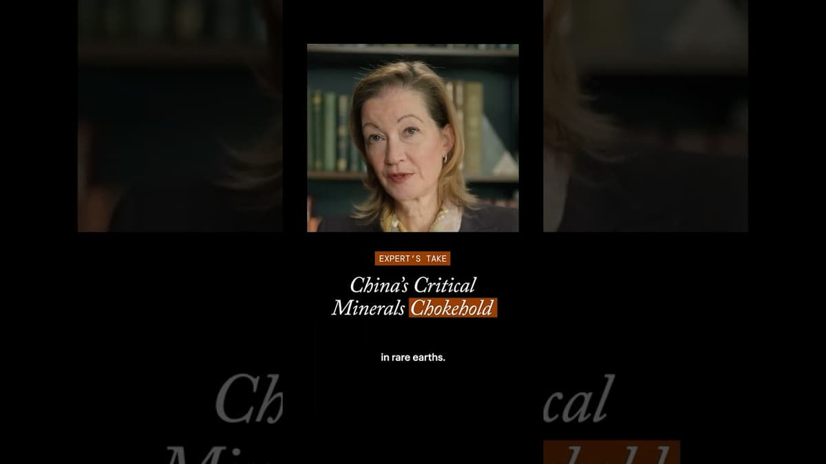 China's Critical Minerals Chokehold