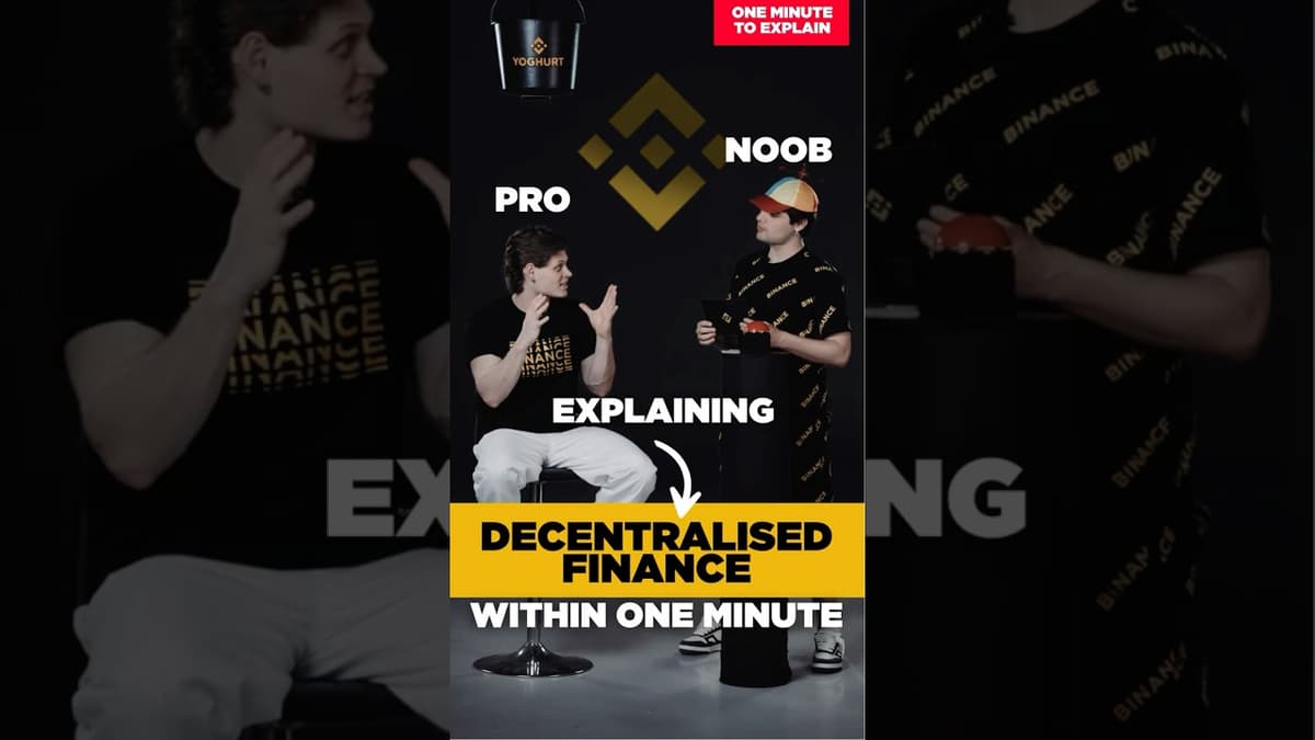 What Is DeFi? Decentralised Finance: #Crypto Pro Vs. Noob