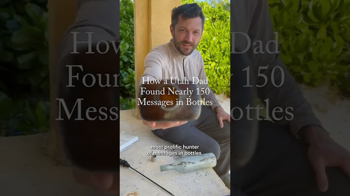 How a Utah Dad Found Nearly 150 Messages in Bottles