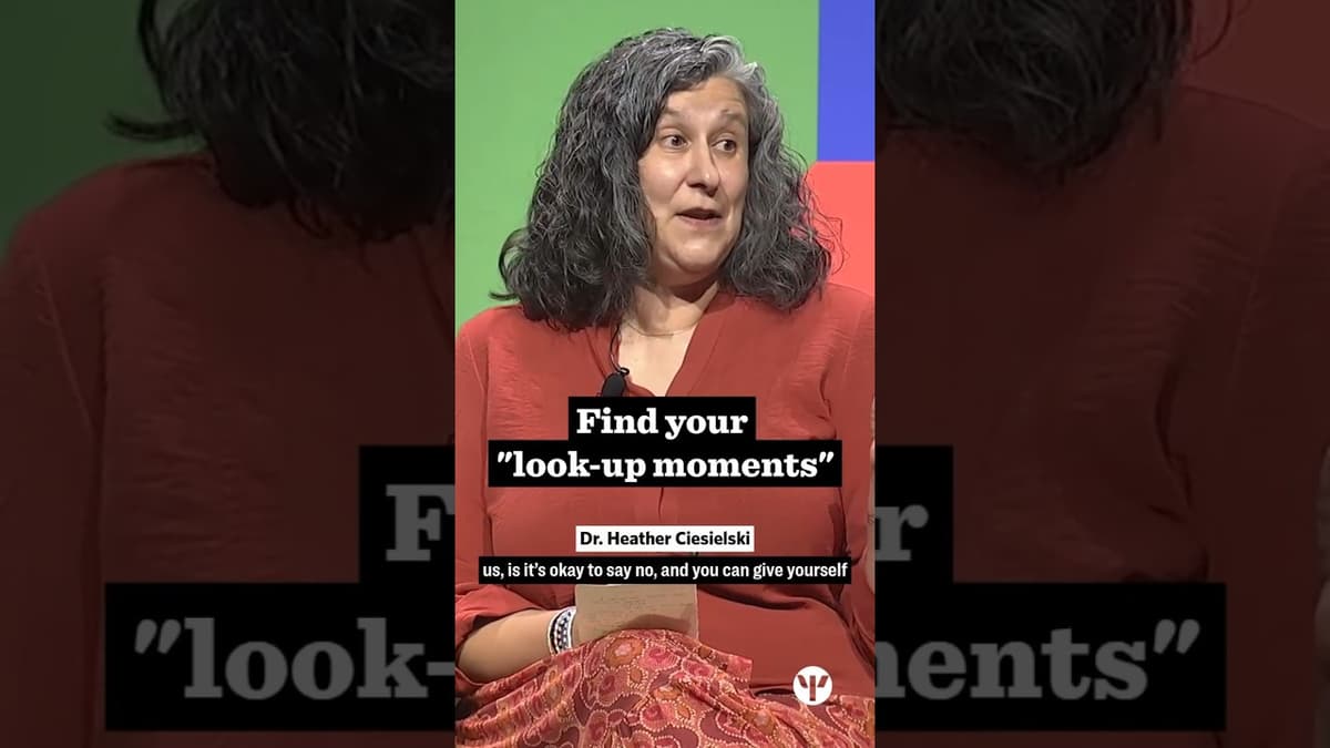 Find Your "Look-Up Moments" | APA 2025 #balance #psychology #shorts