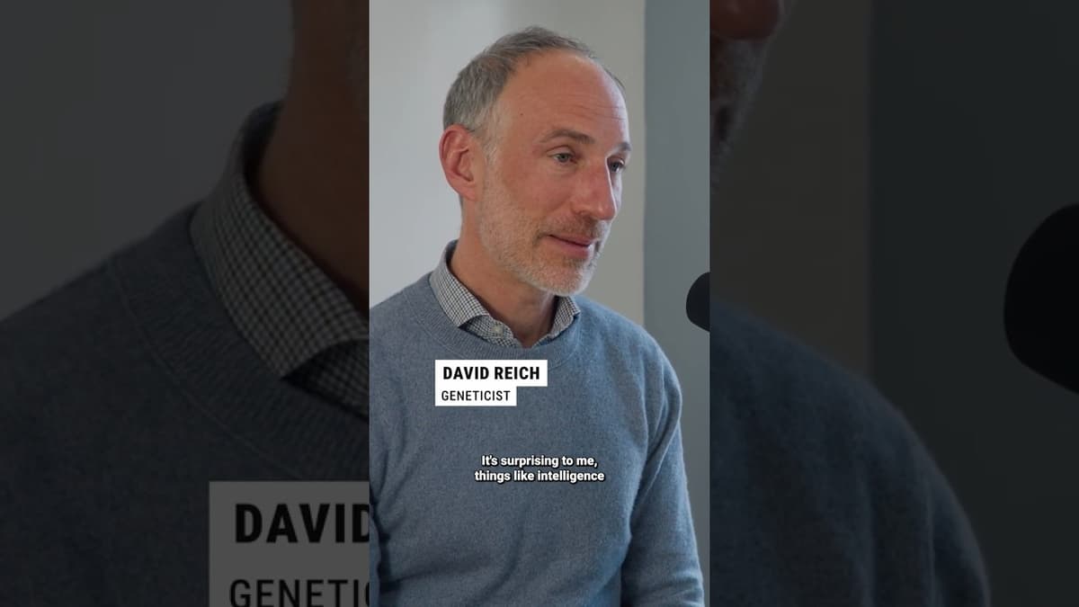 Why Wasn't Intelligence 'Maxed Out' Before the Bronze Age? - David Reich