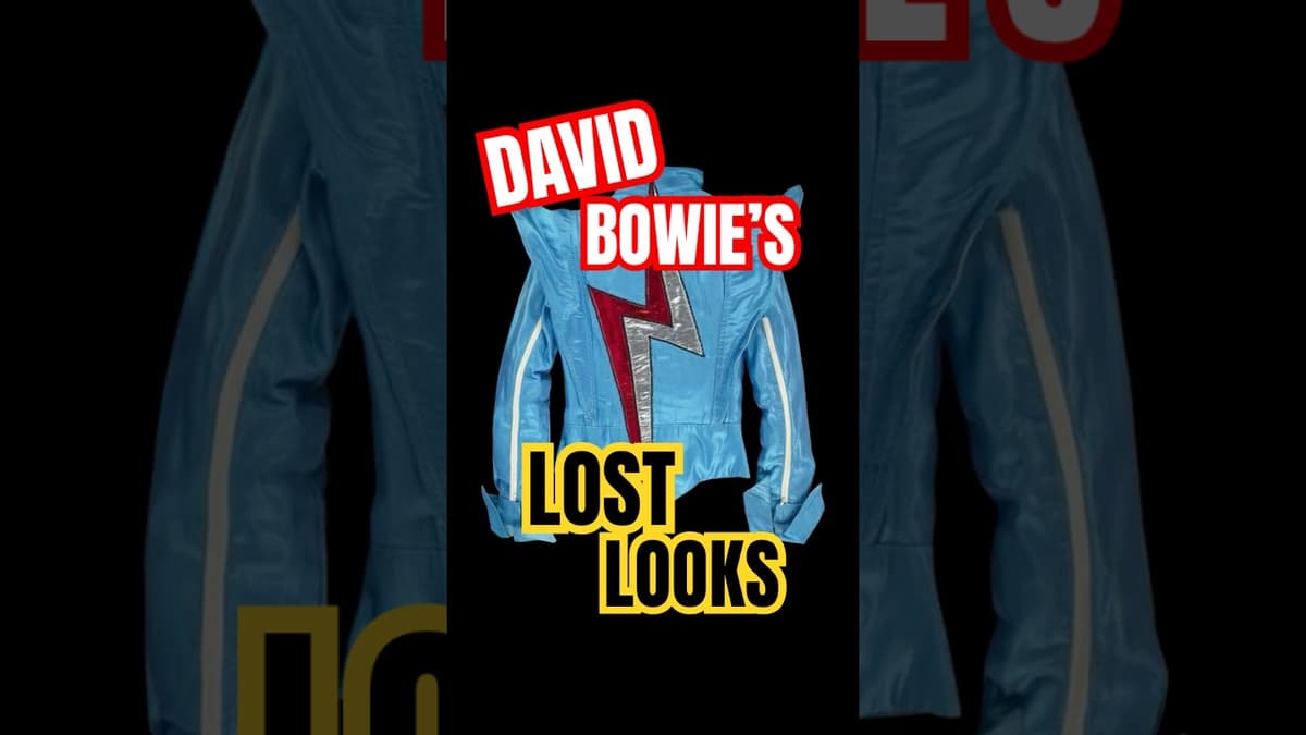 🎸 Ziggy Stardust Unseen: David Bowie & Freddie Burretti’s Lost Looks ✨