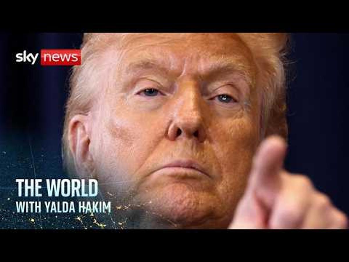 Trump Threatens to Hit Iran '20 Times Harder' If They Stop Flow of Oil | The World with Yalda Hakim