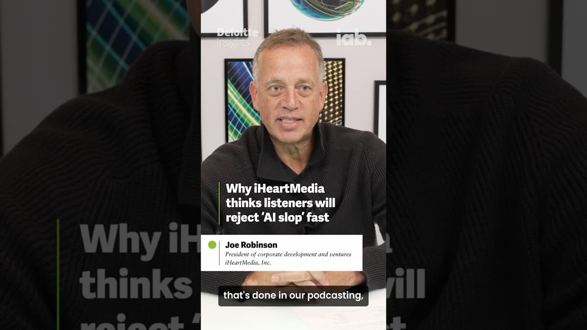 AI in Advertising and Building Trust: IHeartMedia on Human Voices in Media | Deloitte Insights