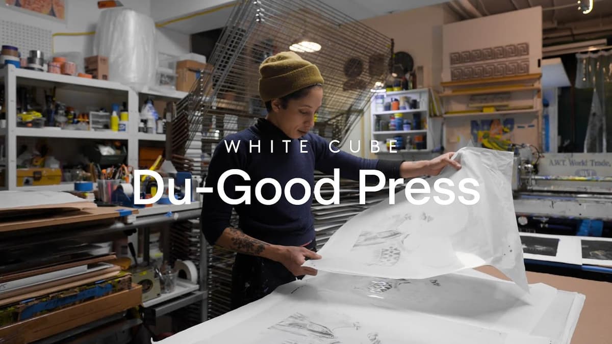 In the Studio: Leslie Diuguid on Printing Cinga Samson’s ‘Oonomboyi 4’ | White Cube