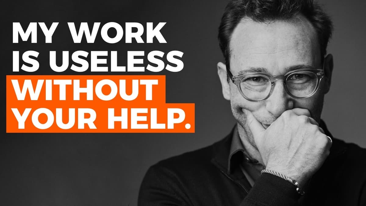 "It's Embarrassing That I Have a Career." | Simon Sinek