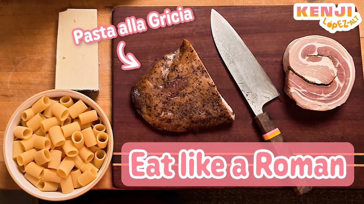 The Grandfather of Roman Pasta Dishes: Pasta Alla Gricia