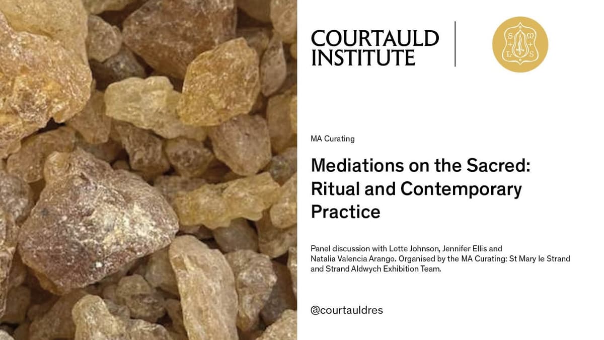 Mediations on the Sacred: Ritual and Contemporary Practice