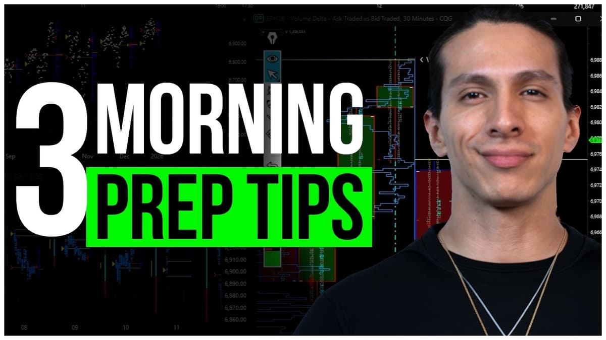 3 Essentials You Need In Your Morning Trading Routine