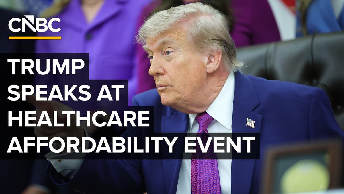President Donald Trump Participates in a Healthcare Affordability Event — 5/18/2026
