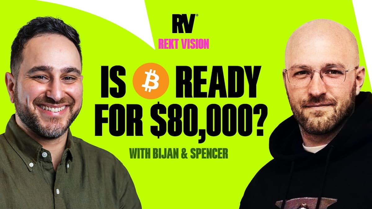 Is Bitcoin Primed for $80,000 Next? | REKT Vision W/ Spencer, April 13, 2026
