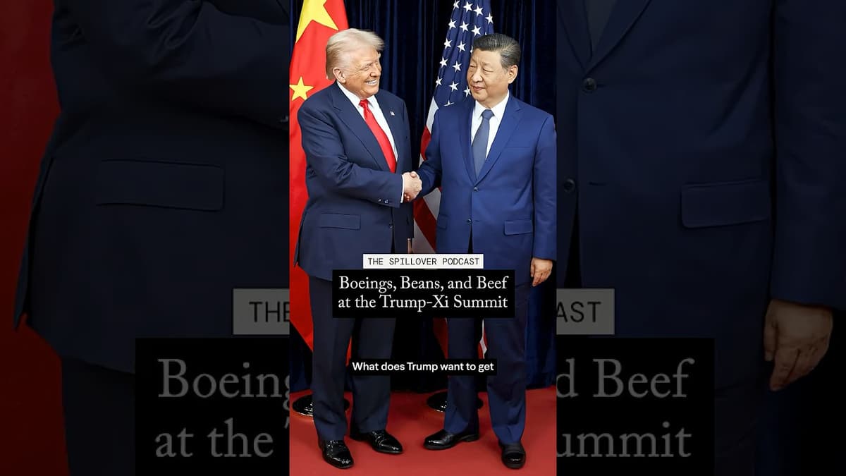 Boeings, Beef, and Beans at the Trump-Xi Summit