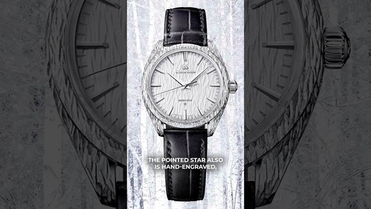 This Japanese Watch's Case and Dial Are Fully Hand-Engraved