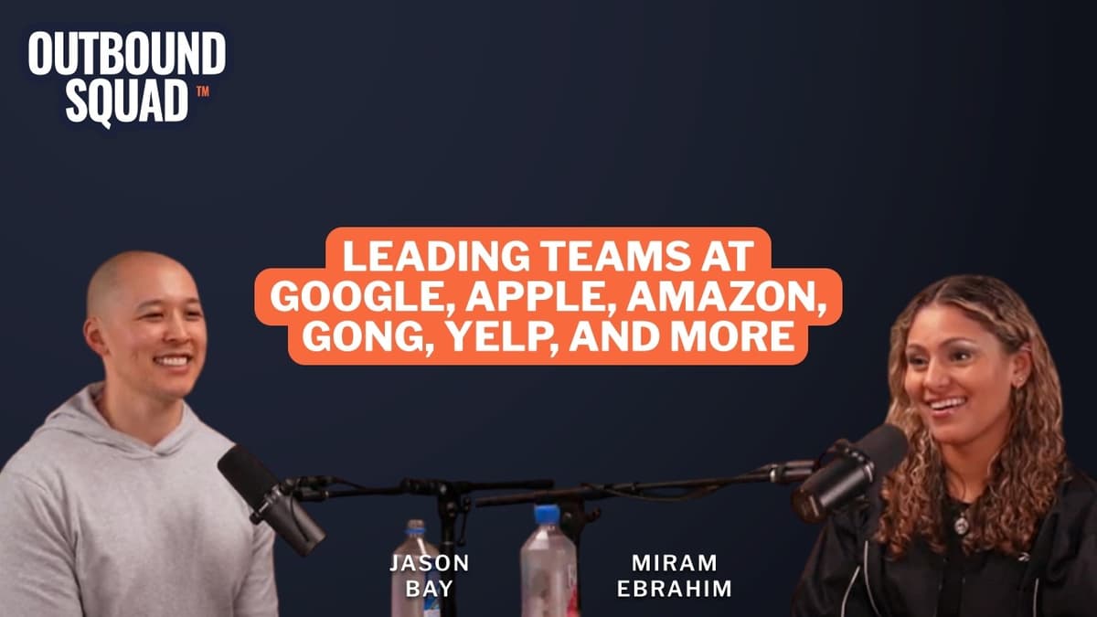 Leading Teams at Google, Apple, Amazon, Gong, Yelp, and More