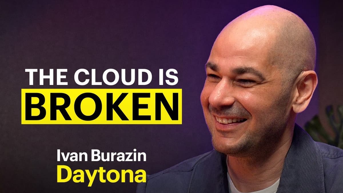 Why Every AI Agent Needs Its Own Computer | Ivan Burazin (Daytona)