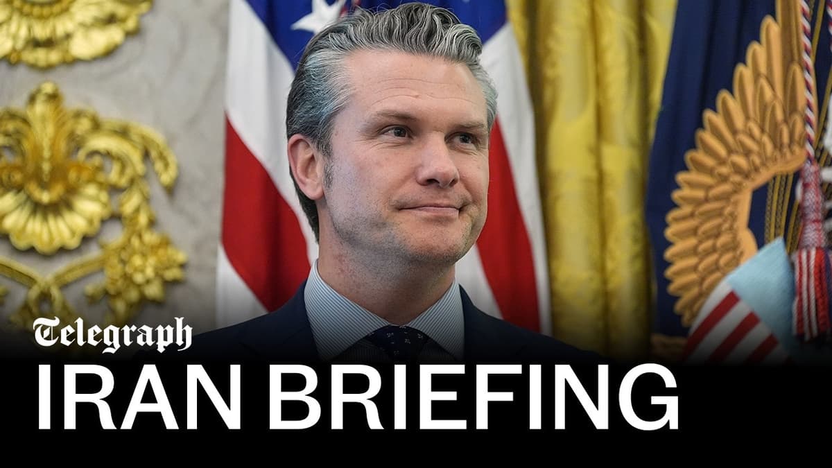 Live: Hegseth Gives Briefing on Iran War in Wake of Ceasefire Announcement