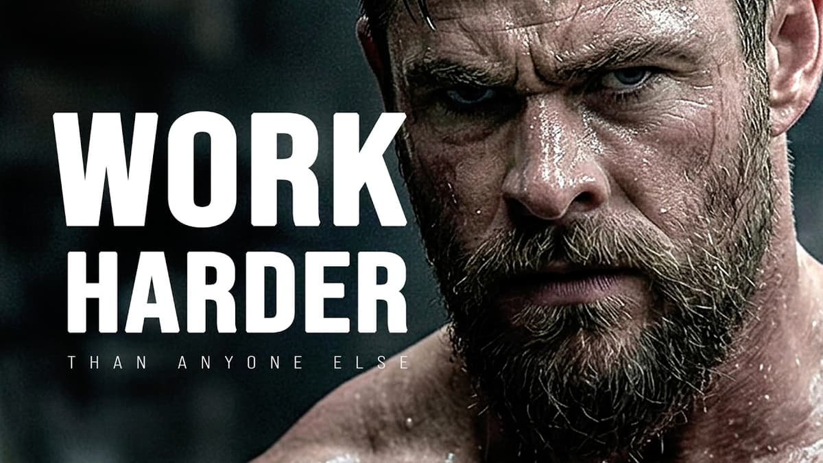WORK HARDER THAN ANYONE ELSE - Motivational Speech