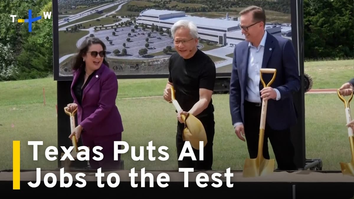 Texas Emerges as Nvidia's New Proving Ground for AI Manufacturing｜TaiwanPlus News