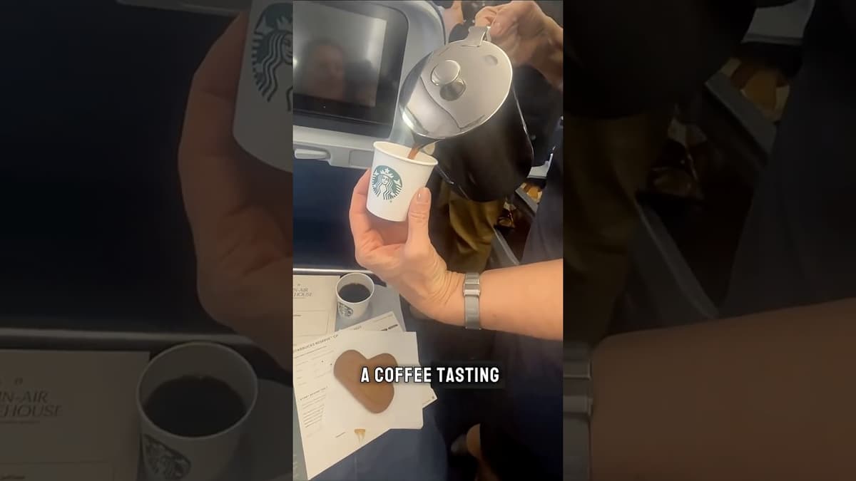 Delta Turned a Plane Into a Starbucks… and Let ANY SkyMiles Member On