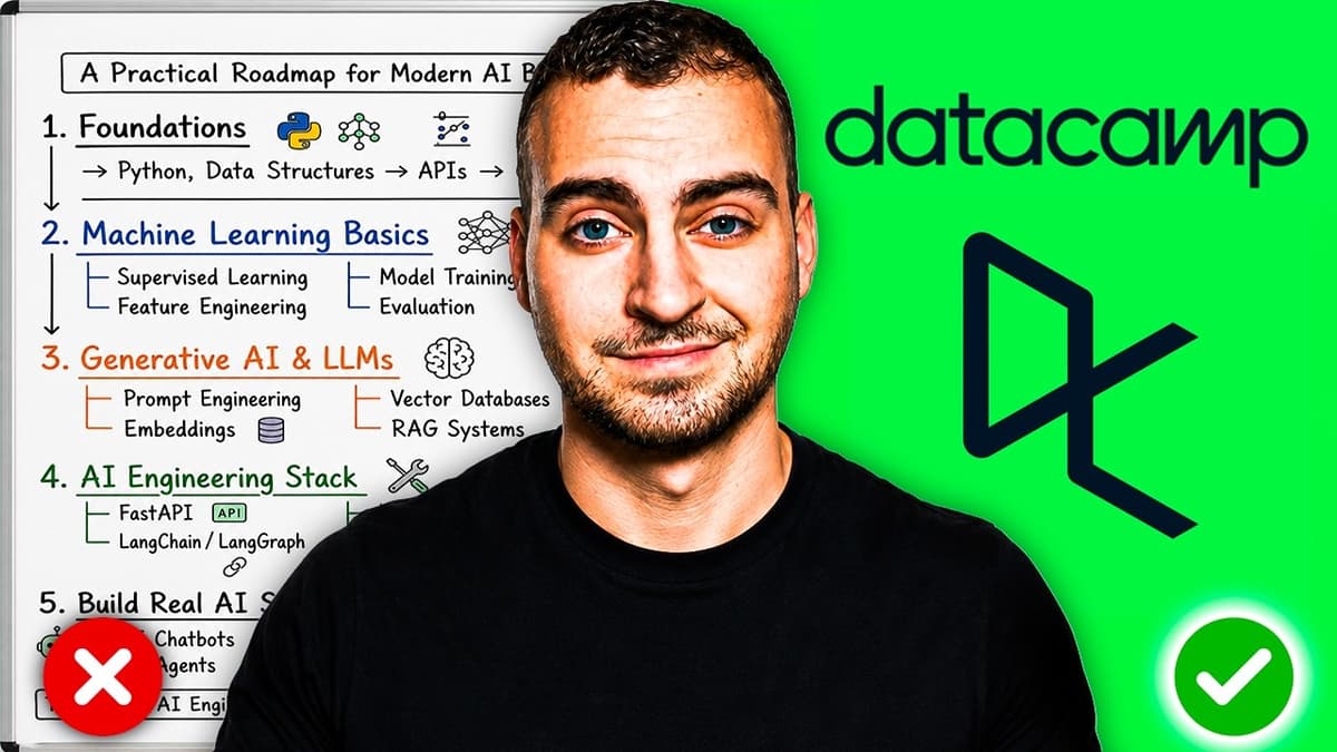 Do THIS Instead of Watching Endless AI Engineer Roadmaps (DataCamp Review)