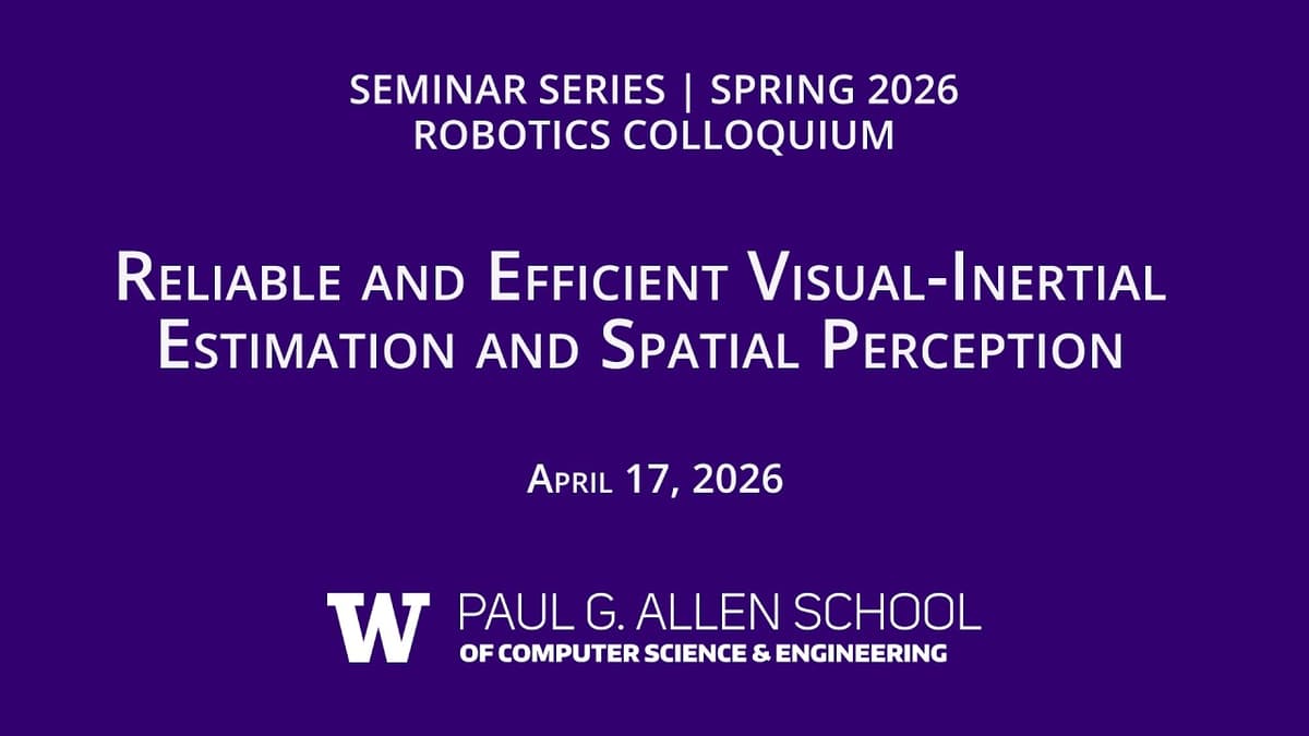 Spring Robotics Colloquium: Chuchu Chen (George Washington University)