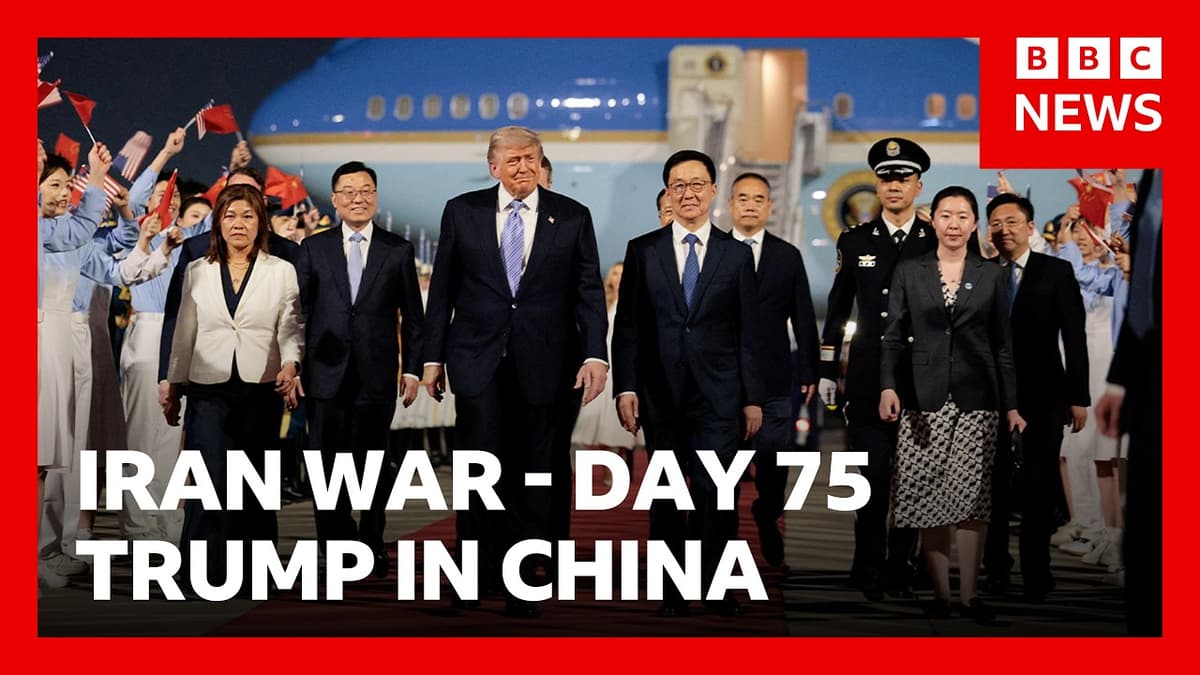 War in Iran Expected to Be High on Agenda for Trump in China | BBC News