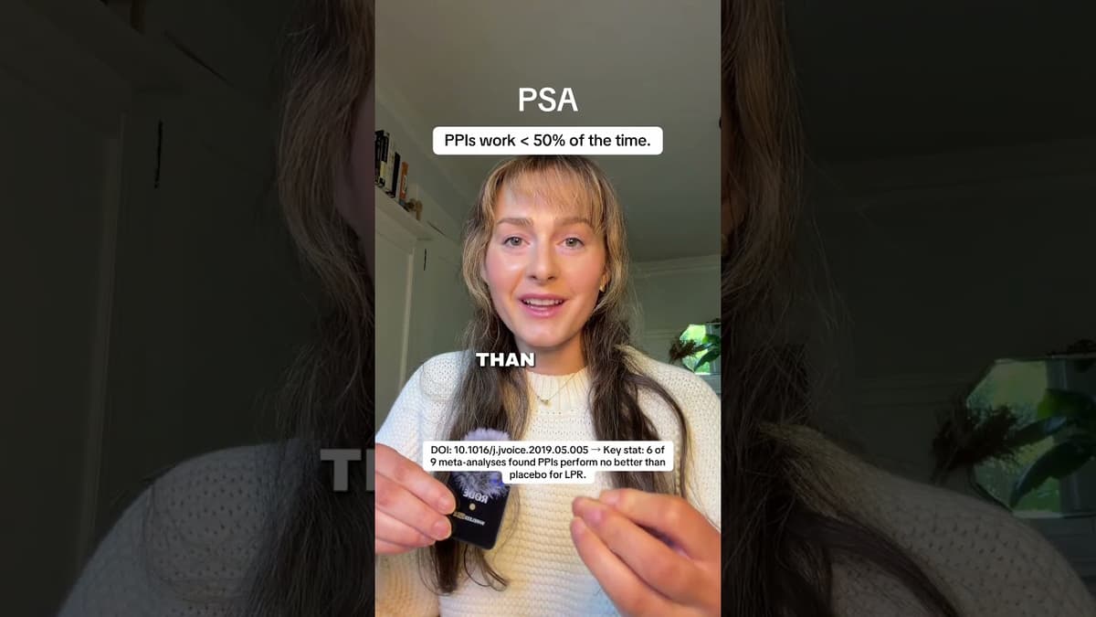 PPIs Work Less than 50% of Time. Even Less for LPR. Here’s What Your Doctor Didn’t Tell You 👇