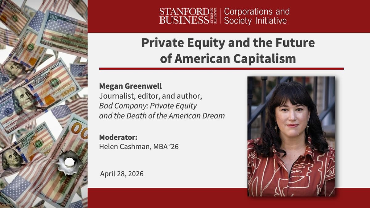 Private Equity and the Future of American Capitalism