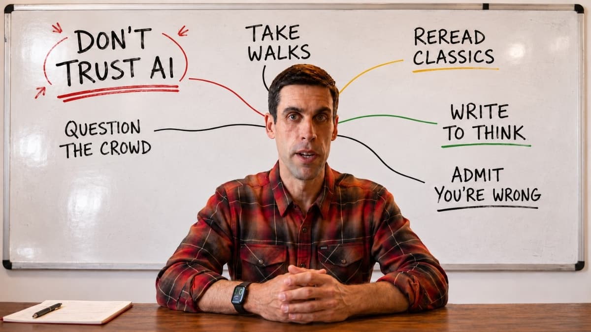How To Think Better in the Age of AI (From the Stoics)