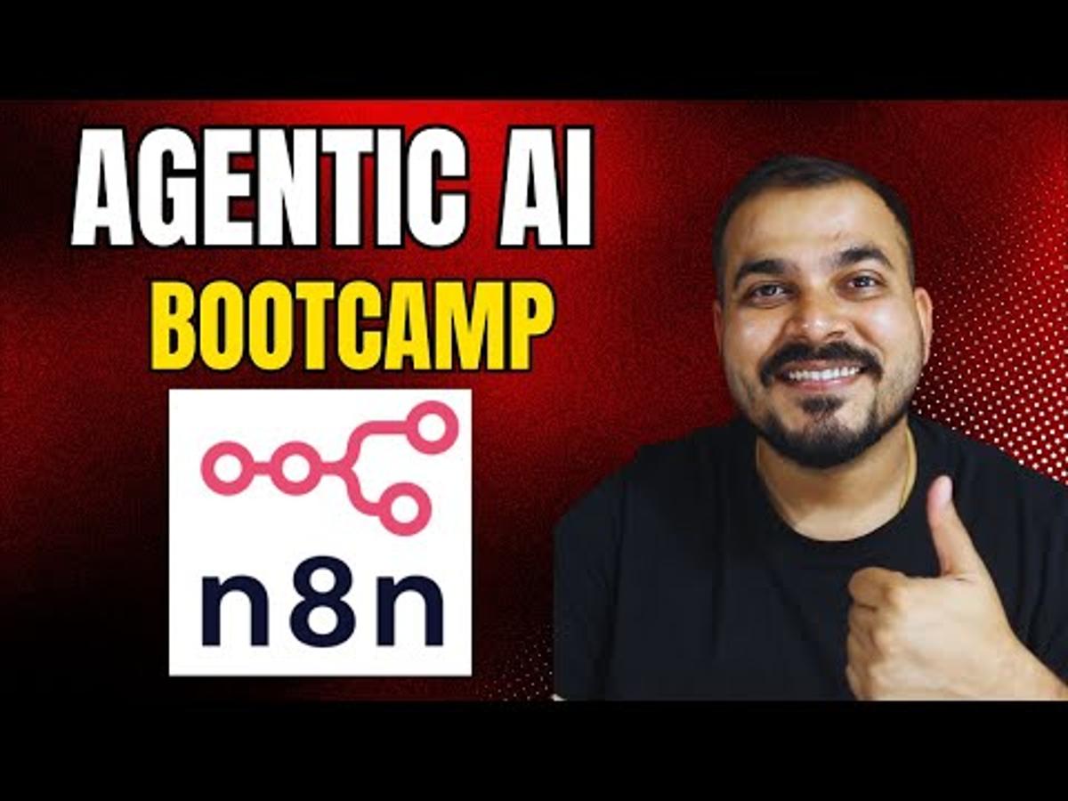 Agentic AI Bootcamp With No Code Tools N8n Udemy Course Announcement