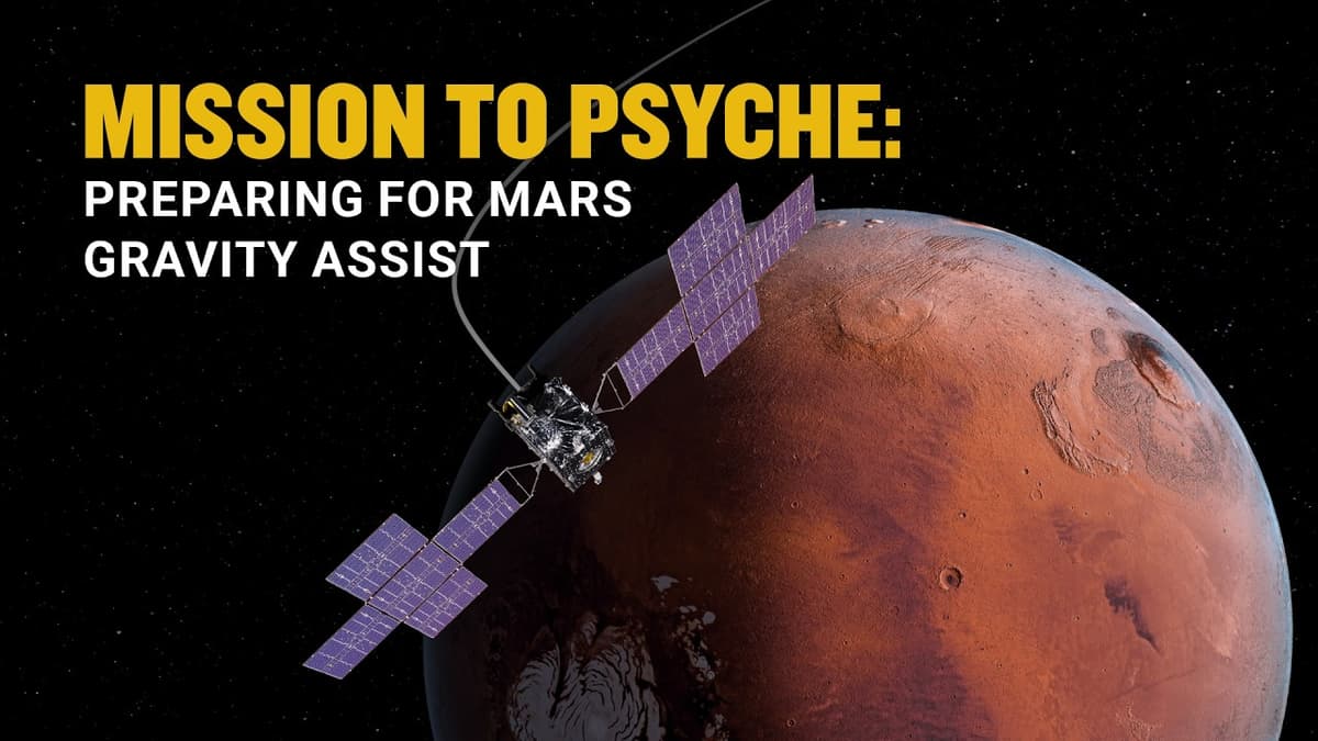 Psyche Spacecraft Prepares for Mars Flyby