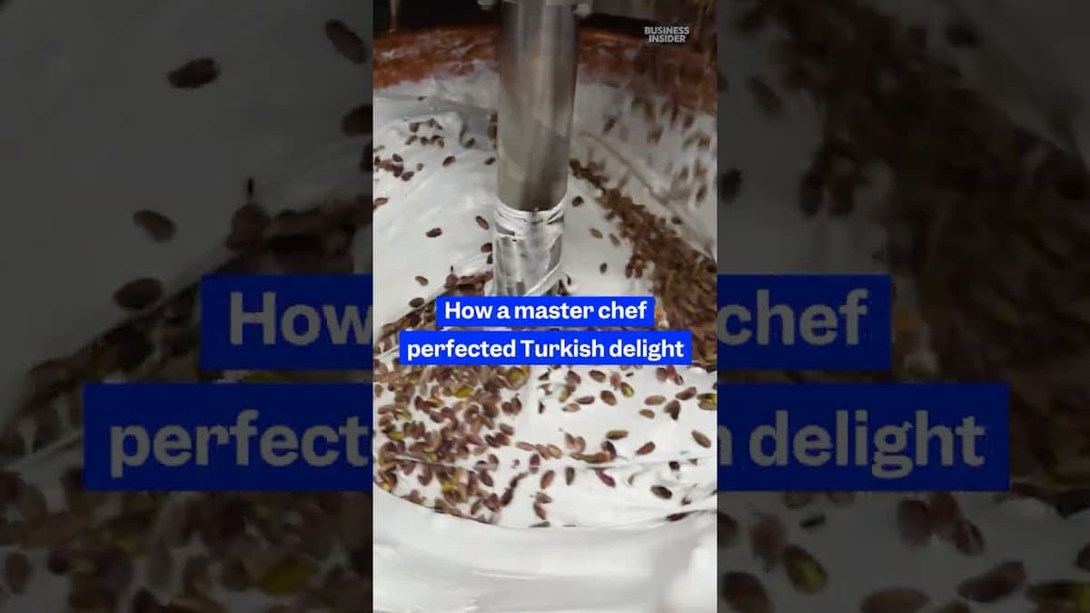 Master #chef Hüseyin Baral Has Made #Turkish Delight Since He Was 11. Here's How He Perfected It.