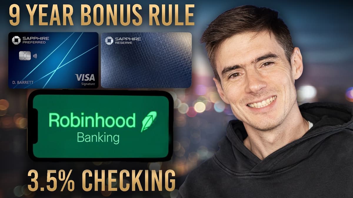 New Chase 9 YEAR Bonus Rule? + EASY Marriott Points