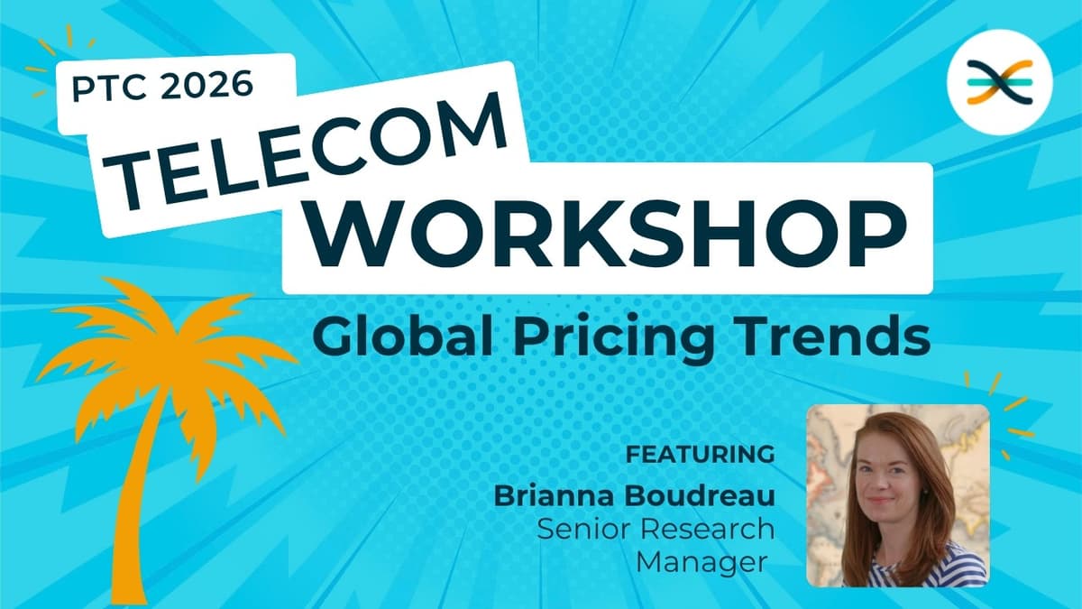 Global Pricing Trends | PTC 2026 Telecom Workshop Clip