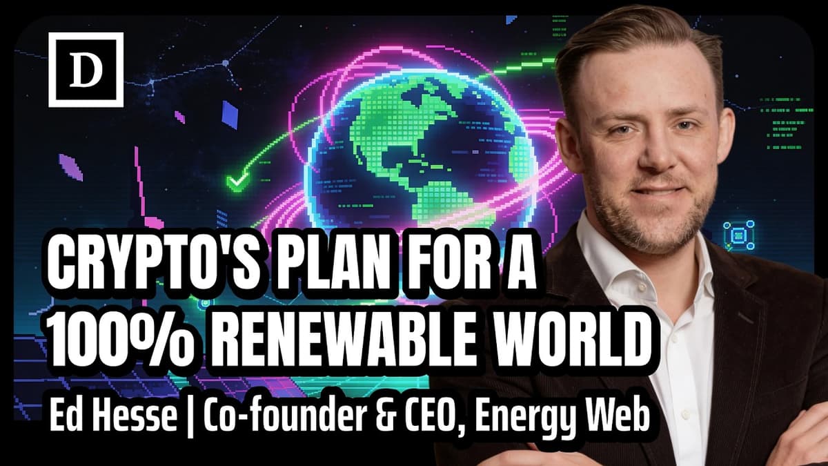 Energy Web's Plan to Tokenize the Global Power Grid | Ed Hess