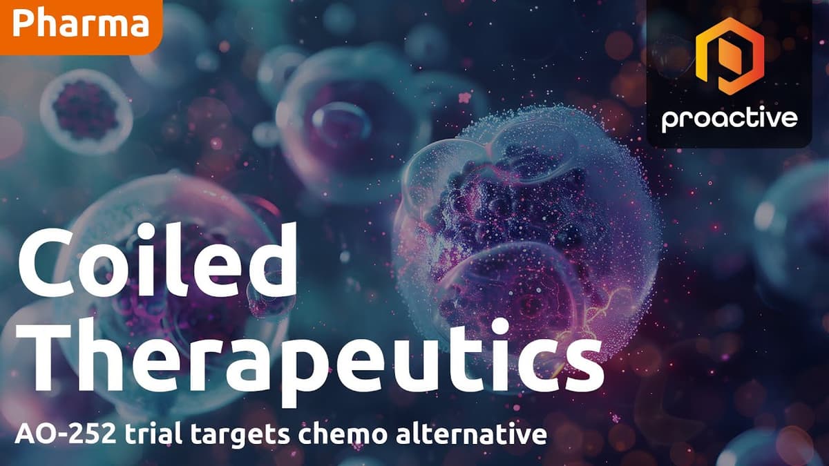 Coiled Therapeutics' Dr Sotirios Stergiopoulos on Roquefort RTO, AO-252 Cancer Trial Update