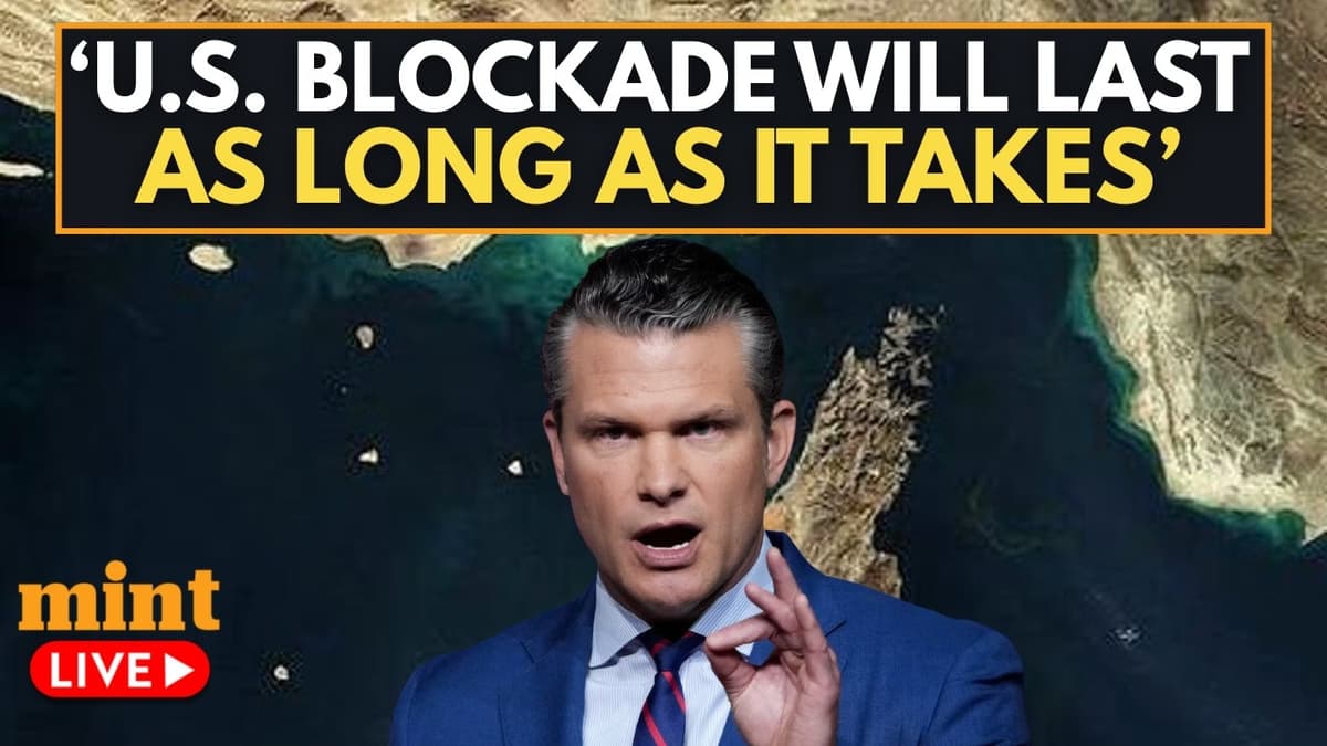 Pentagon Briefing LIVE | Hegseth Announces Expanded US Blockade | Mojtaba | Iran | Strait of Hormuz
