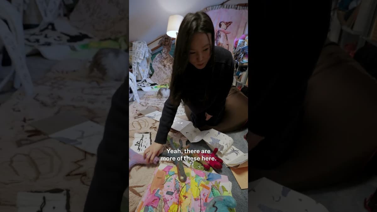 Inside an Artist’s Secret Attic Studio