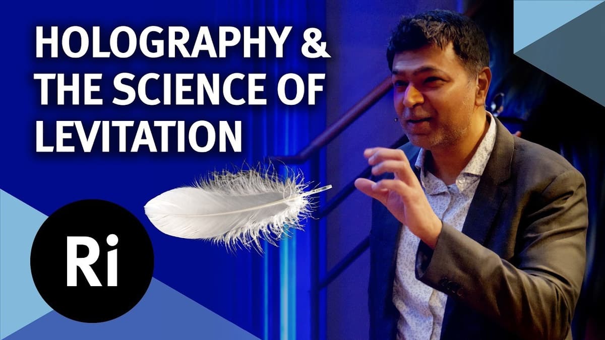 Acoustic Holography: Using Sound Waves to Levitate Matter | with Sriram Subramanian