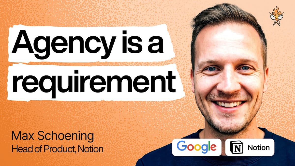 Why Cultivating Agency Matters More than Cultivating Skills in the AI Era | Max Schoening (Notion)