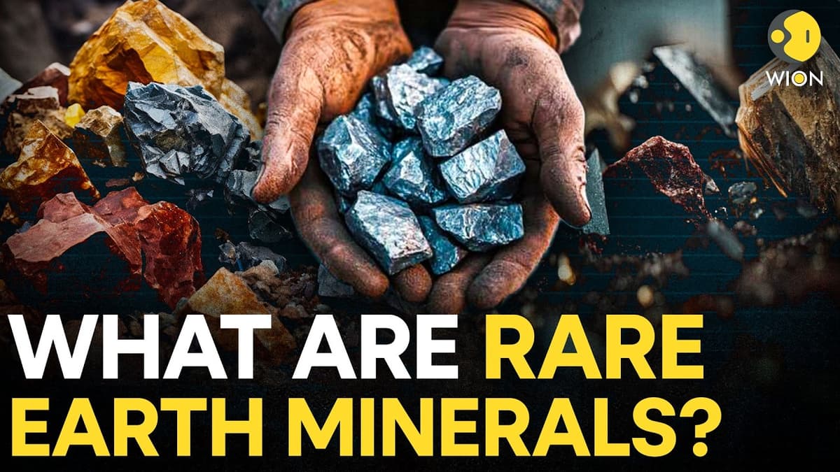 What Are Rare Earth Minerals and Why Are They Important? | WION  ORIGINALS