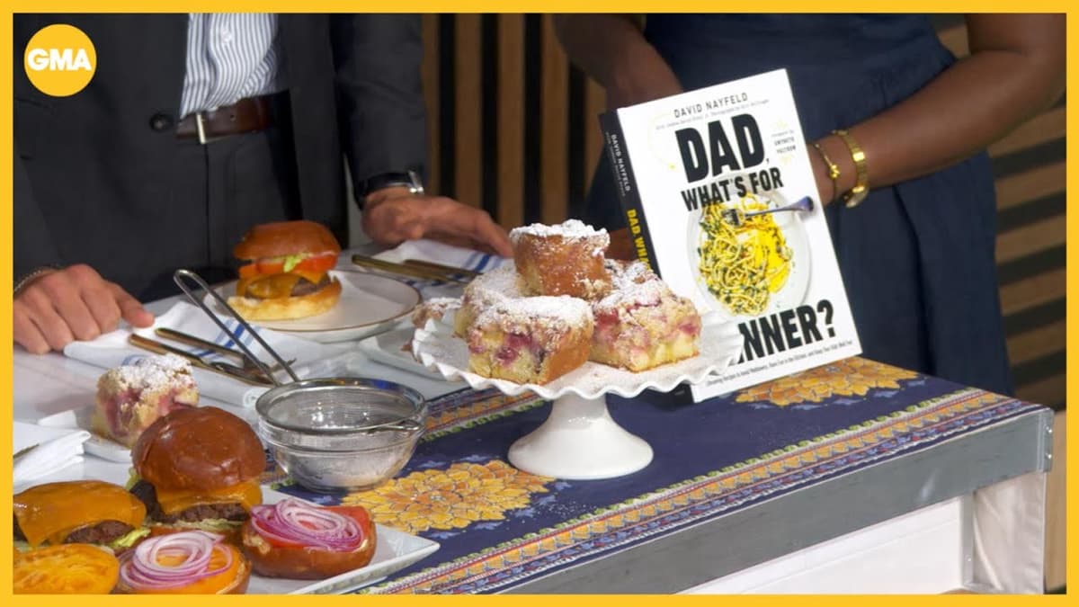 Chef David Nayfeld Shares Recipes From 'Dad, What's for Dinner?'