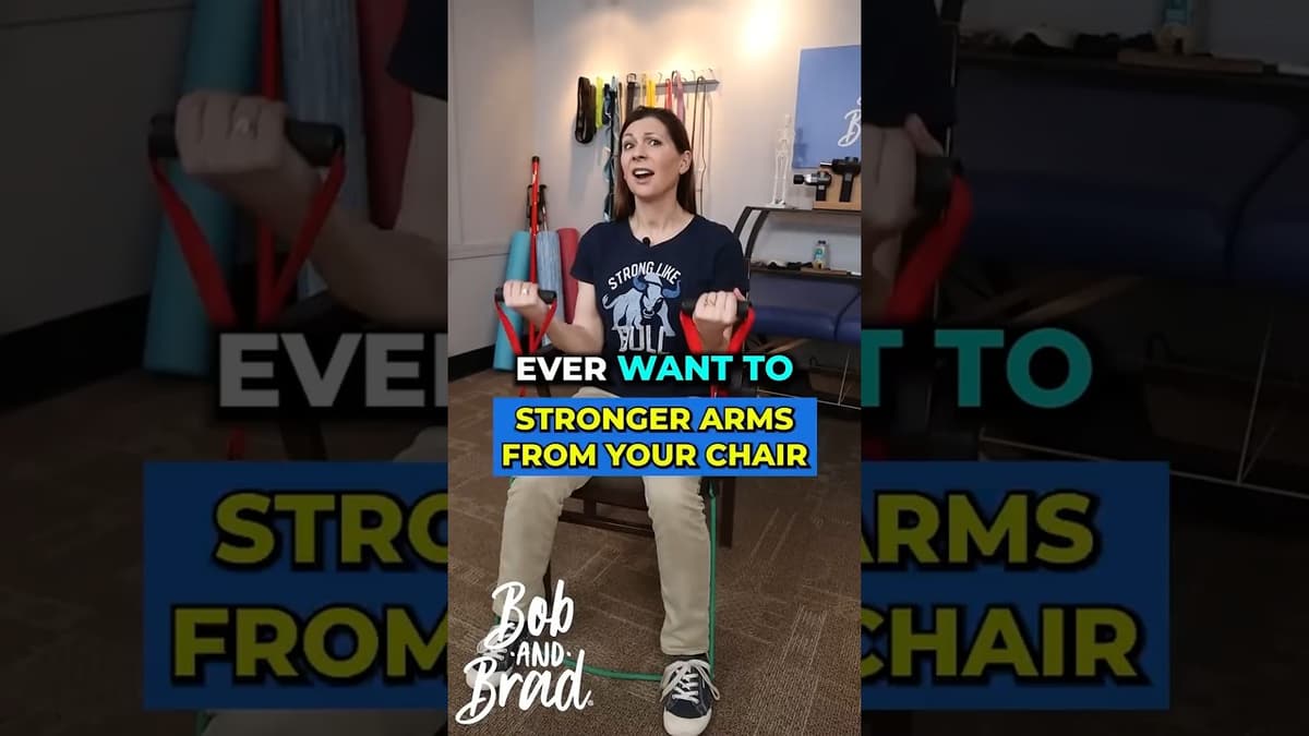 Stronger Arms From Your Chair
